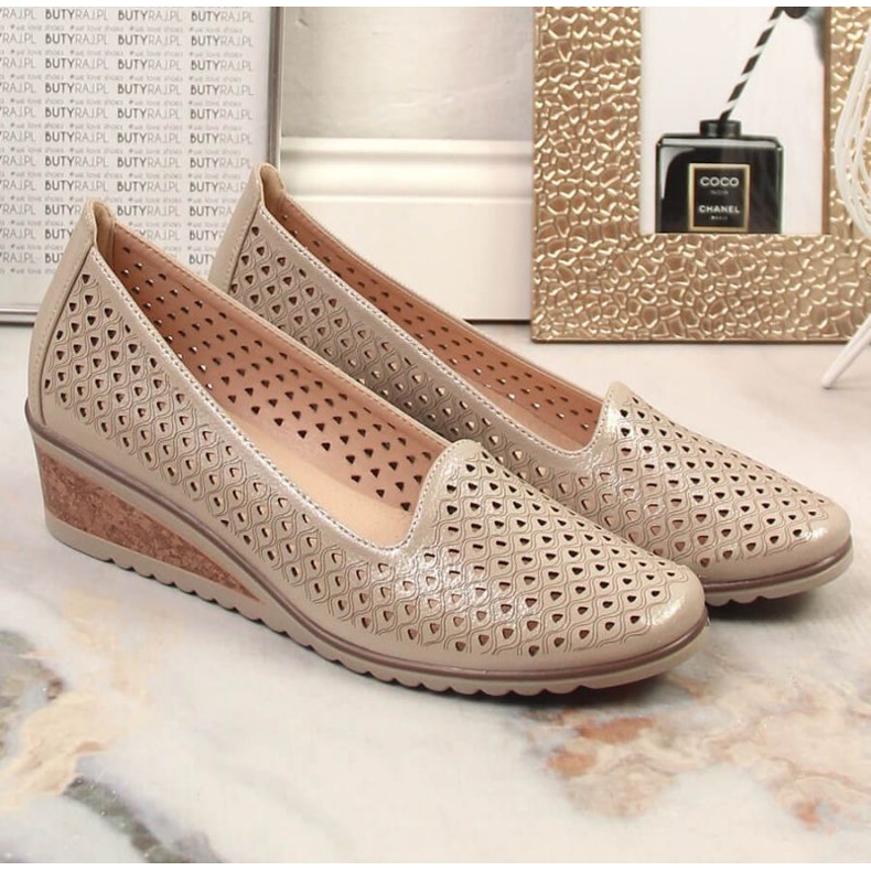 Skor för ankare ankare potocki sz12018 beige 1