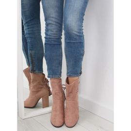 Stövlar med breda klackar rosa 1318 rosa 2