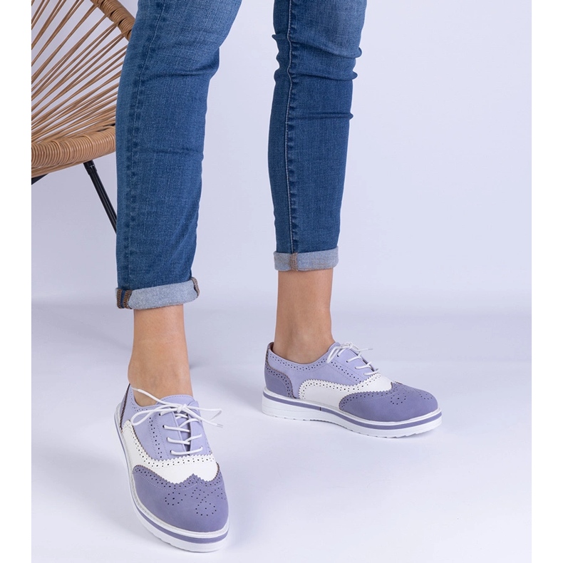 Violet Classic Oxford Shoes purpur 1