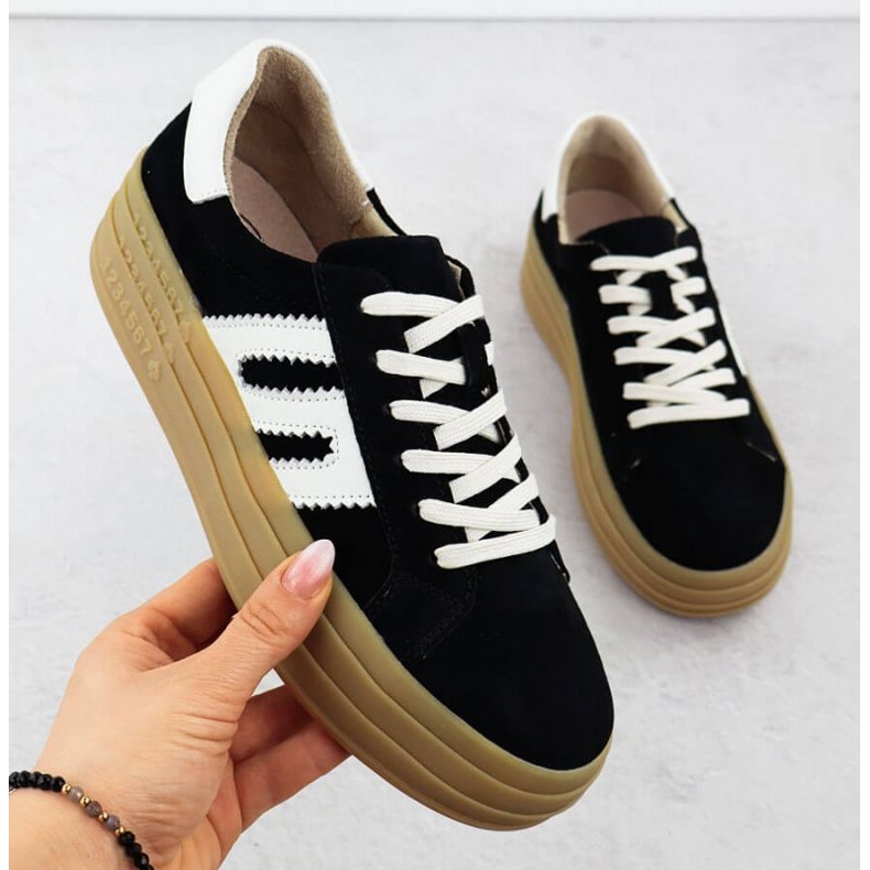 Skor på Filippo Paw589 -plattformen svart 1