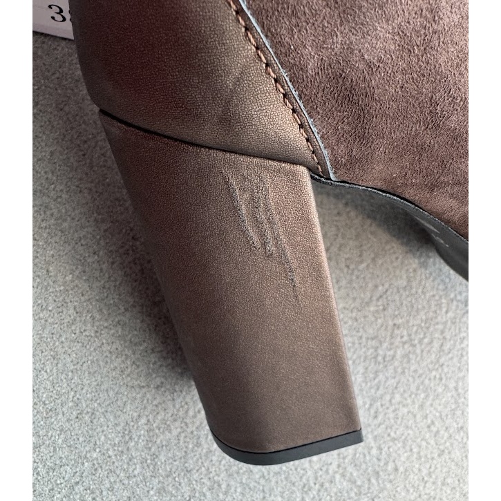 Mocka högklackade pumpar Laura Messi 2702 Brun 2