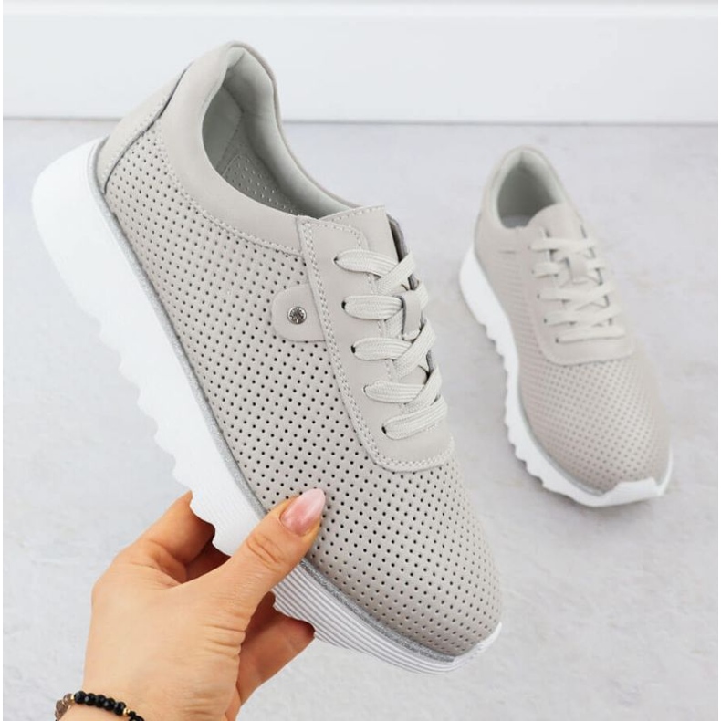 S.Barski Skor på S. Barski-plattformen LR51-629 Beige 1