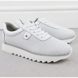 S.Barski Skor på plattformen S. Barski LR51-629 White vit 2