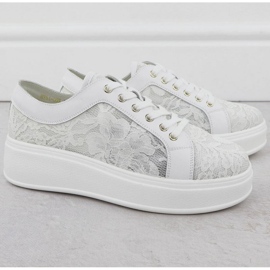 S.Barski Skor på plattformen S. BARSKI HY51-059 VIT 2