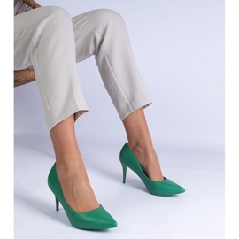 Green Classic Eco -Leather Pumps grön 1