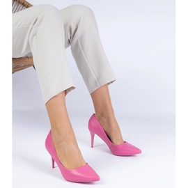 Pink Classic Eco -Leather Pumps rosa 1