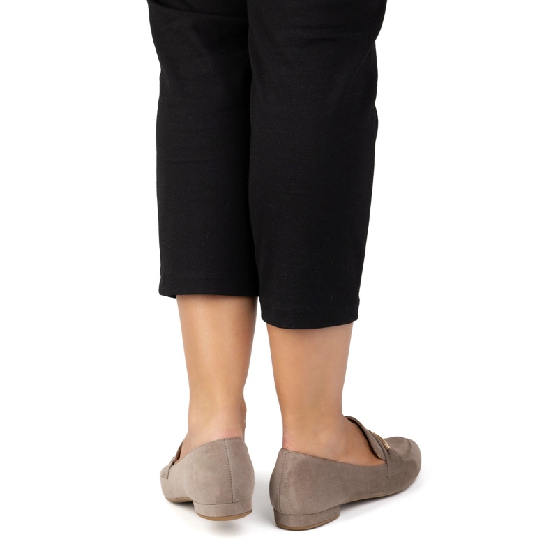 Ivbut Polska kvinnors pumpar 1625/1 mörk beige 1