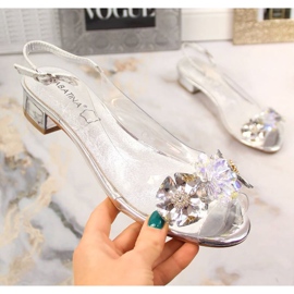 Sabatina sab126a sandaler tansparenty silver- 1