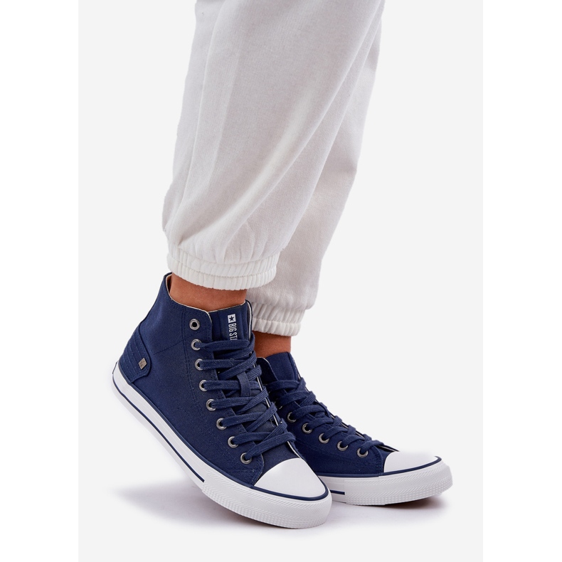 Women's High Sneakers Big Star DD274333 Navy Blue blå 1