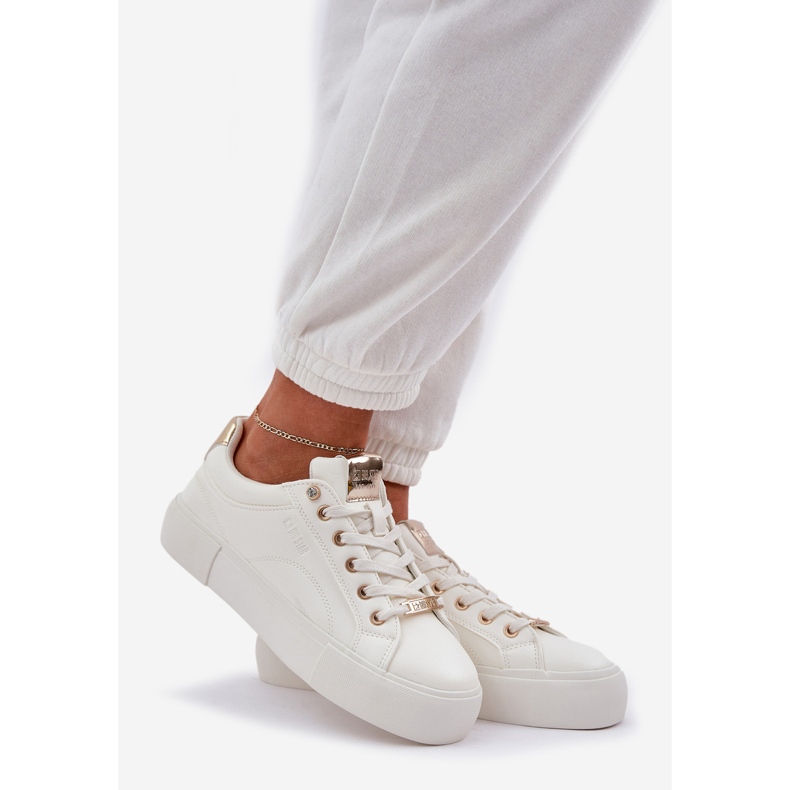 Kvinnors sneakers Big Star NN274211 White vit 1