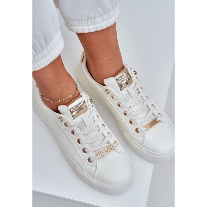 Kvinnors sneakers Big Star NN274211 White vit 2