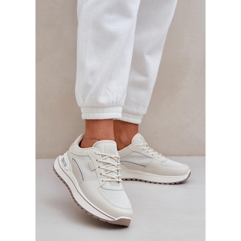 Kvinnors sneakers Big Star NN274A088 Lätt beige 2