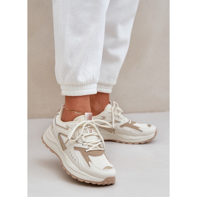 Kvinnors sportskor Big Star NN274A096 HI-POLISH BEIGE SYSTEM 2