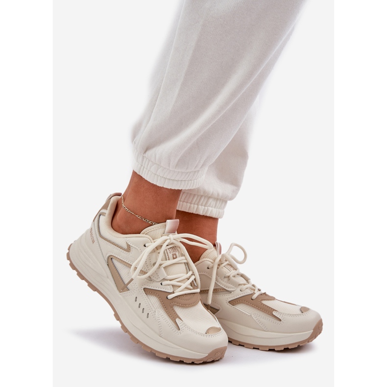 Kvinnors sportskor Big Star NN274A096 HI-POLISH BEIGE SYSTEM 1