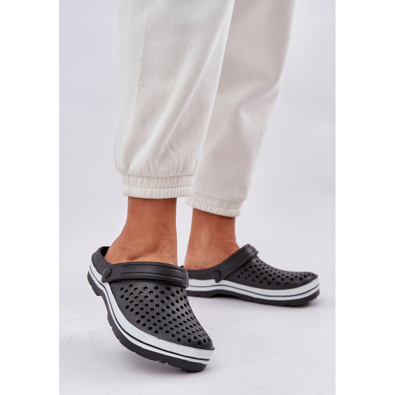 Lätt skum kvinnors svarta flip flops 2