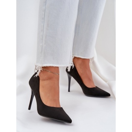 Klassiska Eco Pins Black Suede svart 2