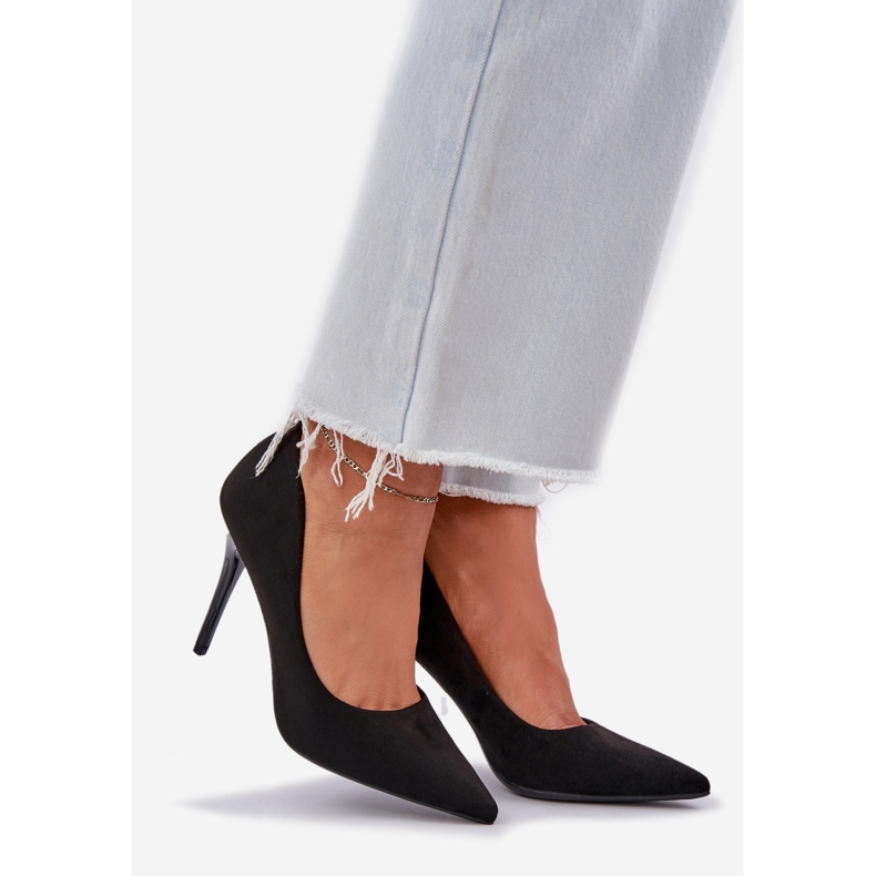 Klassiska Eco Pins Black Suede svart 1