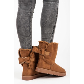 Muluki i mocka med rosett brun 2