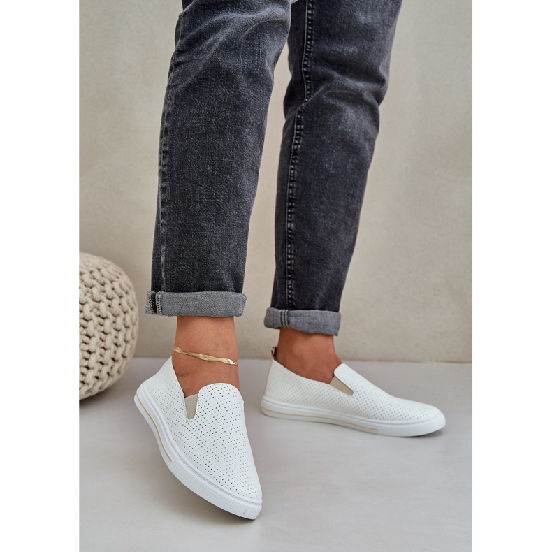 Sneakers Sneakers Sneakers med Eco Leather med lätt beige 2