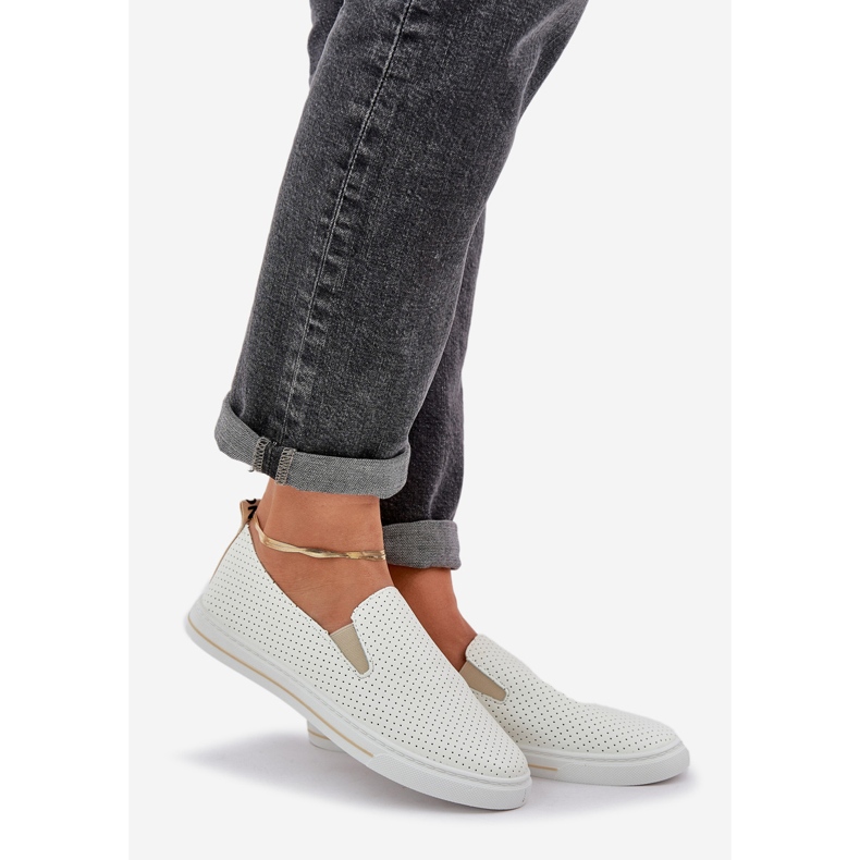 Sneakers Sneakers Sneakers med Eco Leather med lätt beige 1