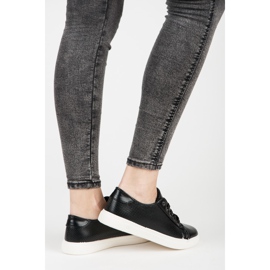 Openwork sneakers svart 1