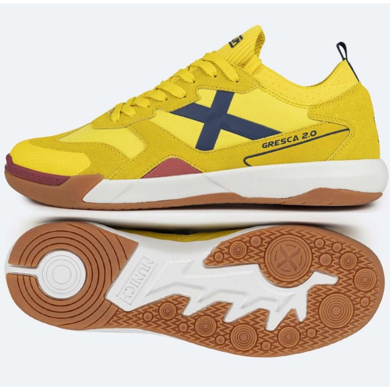 Munich München Gresca 2.0 i 3003003 fotbollsskor gul 1