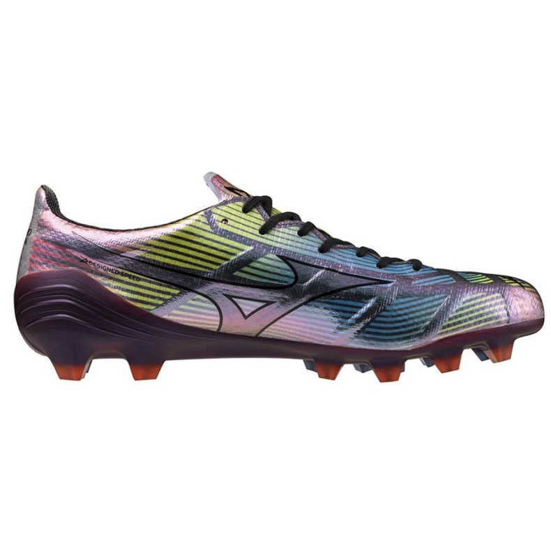 Mizuno Afla II Japan FG P1GA256001 fotbollsskor silver- 1
