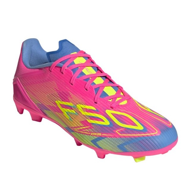 Adidas f50 liga fg/mg ie1291 fotbollsskor rosa 1