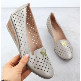 Vinceza Openwork Shoes i Vincez 58472 Jan359 gyllene 1