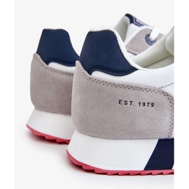 Mäns sportskor minnesskum Big Star LL174160 Vit med grå 2