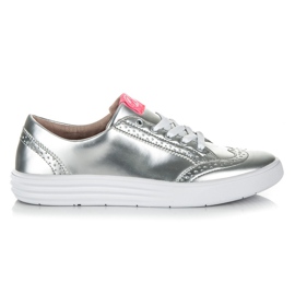 Kylie sneakers i silver grå 2