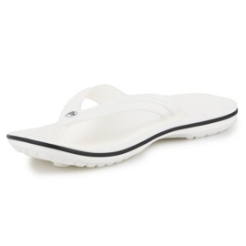 Mäns flip-flops crocs crocband flip 11033-100 vit 3
