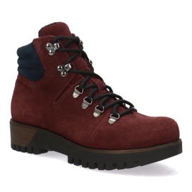 Olivier Women's Bourgogne Women's Boots 5-0958-034 röd 1