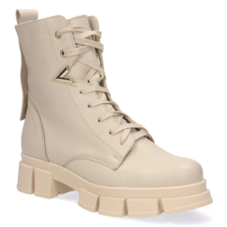 Polbut Kvinnors läder vanilj Verona Pollonus 5-1583-007 1