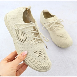 Kvinnors sportskor Openwork Beige News 1020 1