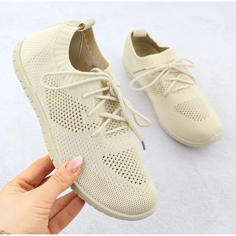 Kvinnors sportskor Openwork Beige News 1020 1