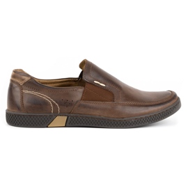 KOMODO Loafers för män 912 mörkbrun 1