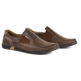 KOMODO Loafers för män 912 mörkbrun 4