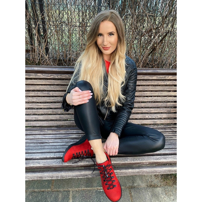 ButBal Vandringsskor för kvinnor 674BB röd 2