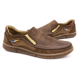 Olivier Slip-on-skor för män 283GT brun 6