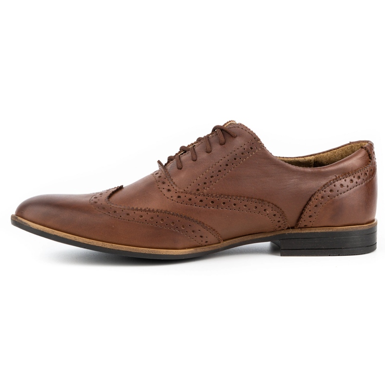 Olivier Formell skor i läder Brogues 306GT brun 2