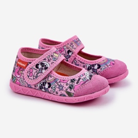 Barns tofflor i rosa pandor 1
