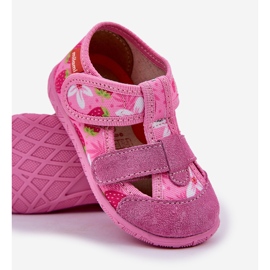 Barns tofflor för rosa jordgubbar 4