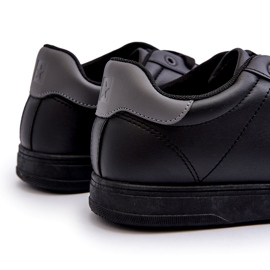 Låga sneakers för män Eco Leather Big Star NN174284 Svart 3