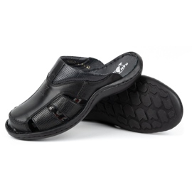 Kampol Skinnflipflops herr 224KAM, svart 5
