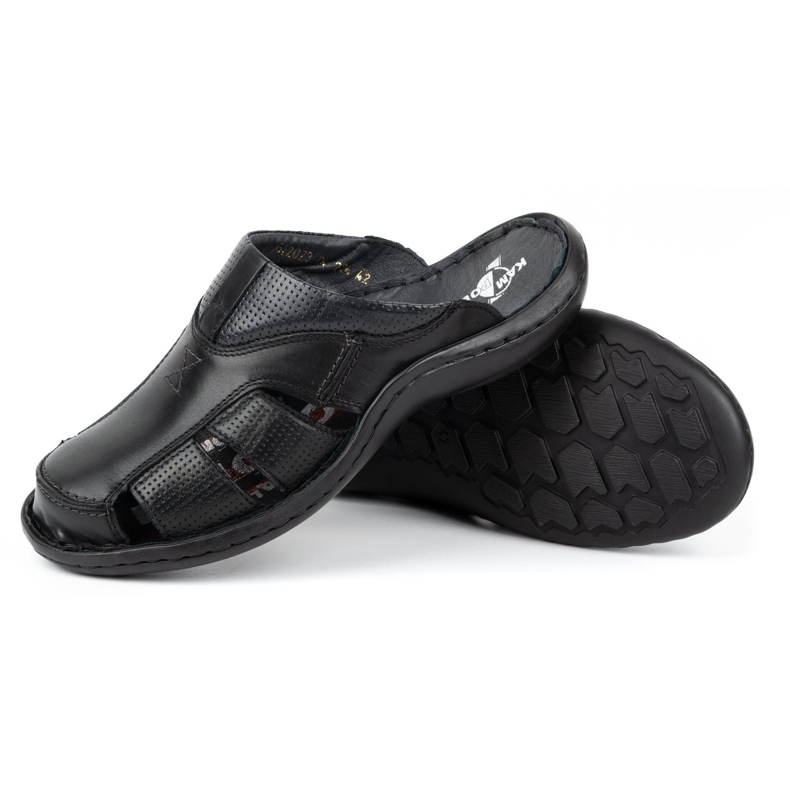 Kampol Skinnflipflops herr 224KAM, svart 5