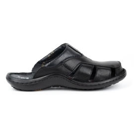 Kampol Skinnflipflops herr 224KAM, svart 2