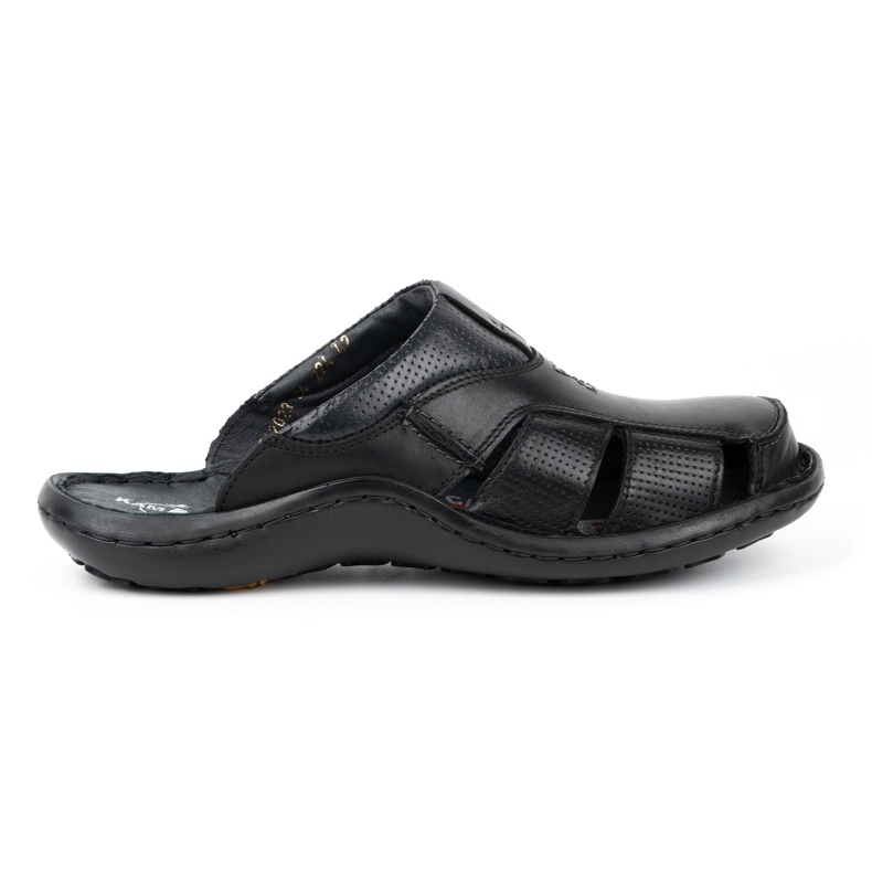 Kampol Skinnflipflops herr 224KAM, svart 2