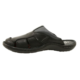 Kampol Skinnflipflops herr 224KAM, svart 7
