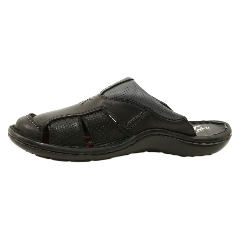 Kampol Skinnflipflops herr 224KAM, svart 7